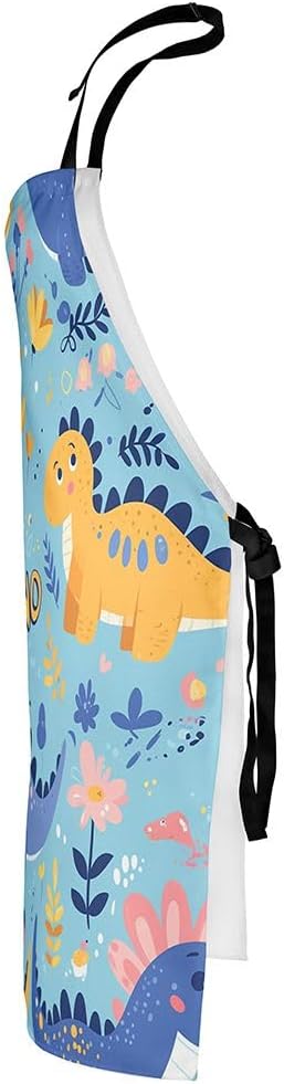 jejeloiu Cartoon Cats Apron for Women Men 26"x31"