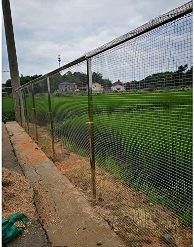 Durable Stainless Steel Welded Wire Mesh for Chicken Coops & Poultry Cages, 1 * 7.6m Garden Fence with Pliers - Perfect for Animal Enclosures & Outdoor Use