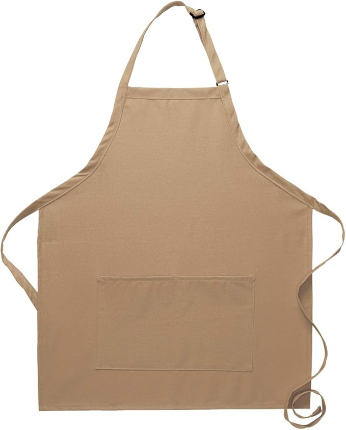 DayStar Apparel Bib Apron with Center Divided Pocket - Style #212
