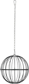 Hangings Chicken Feeder, Adjustable Height Design, 19x19x19cm, Hen Food Dispenser, Hangable Chicken Food Dispenser, Sturdy Metal Construction, for Ducks, Quails, Goats, Horses, Deer, and Farm Animals