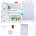 Ant Farming Castle,Ant Colony Observation Kit with White Sand,Study of Ecosystem,Explore The Nature World (Ants Not Included)