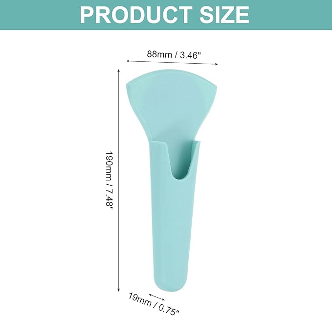 uxcell Magnetic Scissor Holder, 7.48" x 3.46" Plastic Scissors Cover Durable Waterproof Protector Portable with Long Magnetic Absorber for Kitchen Shears, Blue
