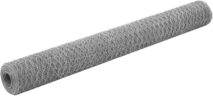 Galvanized Steel Chicken Wire Fence 82'x3.9' Silver, 4 Pieces Heavy Duty Poultry Netting for Garden Protection and Livestock Enclosure, Durable Rust Resistant Mesh