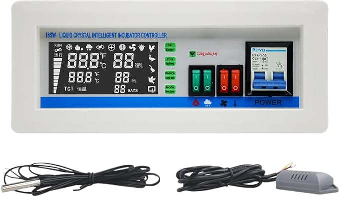 XM-18SW New Version Intelligent Incubator Controller WiFi Remote Intelligent Temperature and Humidity App System Egg Incubator