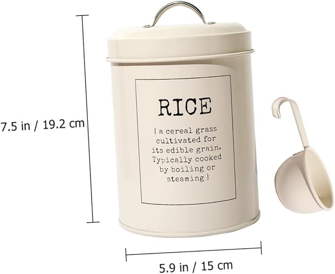 European Style Airtight Rice Preservation Container Large Storage Bin Lids Sealing Grain Storage Barrel for Home