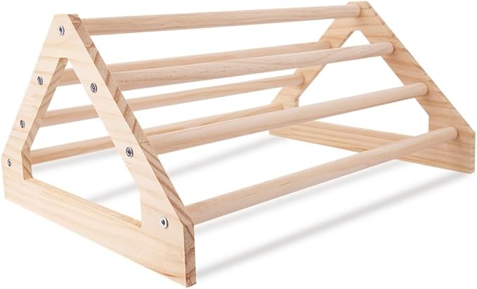 Wooden Chick Perch Toy, Chicken Roosting Bar, Chick Jungle Gym for Coop & Brooder, 14.75 X 10.75 X 7.25”