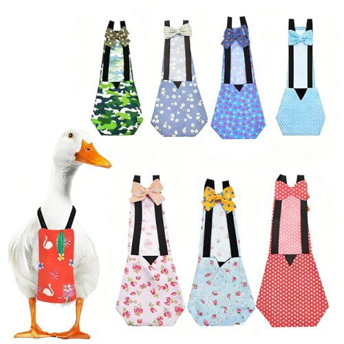 QBLEEV Duck Diapers for Pekin Ducks & Chickens - Crane, Cotton & Polyester, Reusable Indoor Poultry by QBLEEV