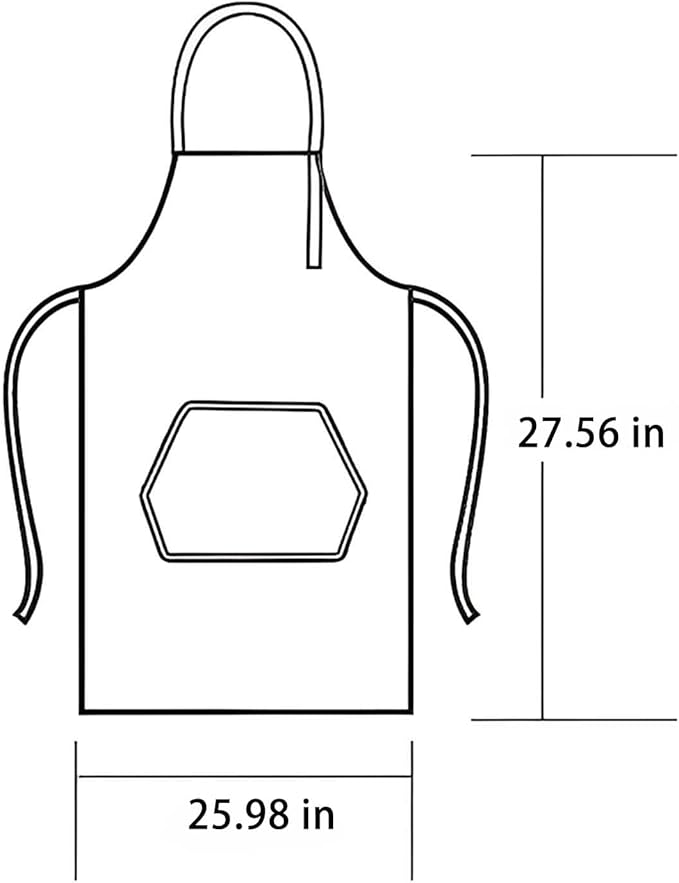 Floral Aprons with Pocket Blooming Women Waterproof Apron Adjustable Neck Long Ties Women Men Cook Baking Garden