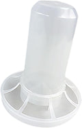Automatic Chicken Feeder, Feeder Bucket No Waste Easy Clean and Fill Birds Dispenser with Ports for Lawn Pigeon Garden, for 350g Feed