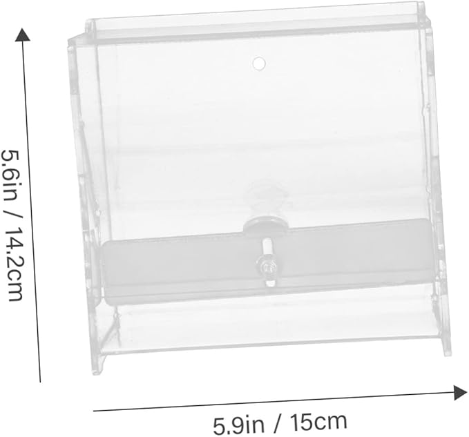 Automatic Chicken Feeder Acrylic Food Bowl Rutin Chicken Cage Feeding Tool for Parrots and Birds PET Breeding Supplies