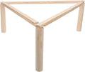YARNOW Wooden Chicken Perch for Coop & Brooder, Triangular Gym Roosting Bar Poultry Stand, Chicken Nesting Support for Large Hens Parrots Birds Habitat