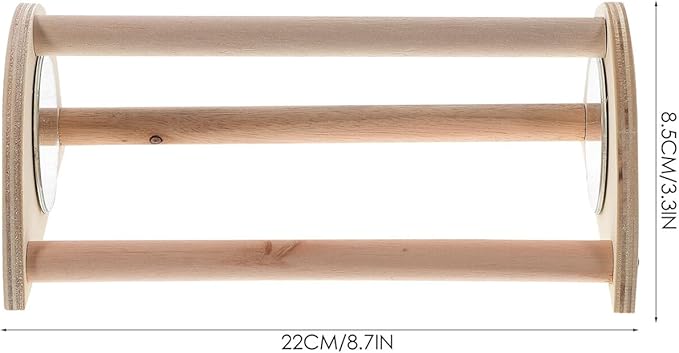 Chicken Roosting Perch Wooden Stand Chick Roosting Bar Natural Wood Chick Stand for Brooder and Coop Poultry Accessories for Chickens
