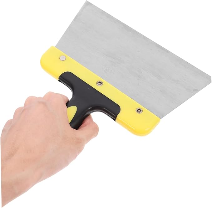 Kisangel Pigeon Droppings Scraper, Metal Large Bird Poop Cleaning Scraper for Chicken Coop Wide Head Quick Cleaning
