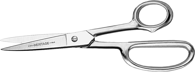 Klein Cutlery 758LR Heavy Duty, Large Ring Stainless Steel Shear