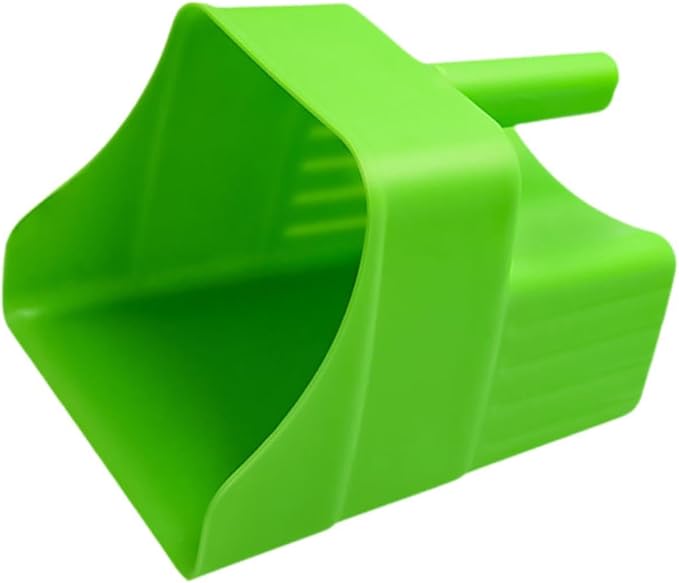 Enclosed Feed Scoop Heavy Duty Grain Scooper Stackable Feed Scoop for Homesteaders, Livestock, Horse