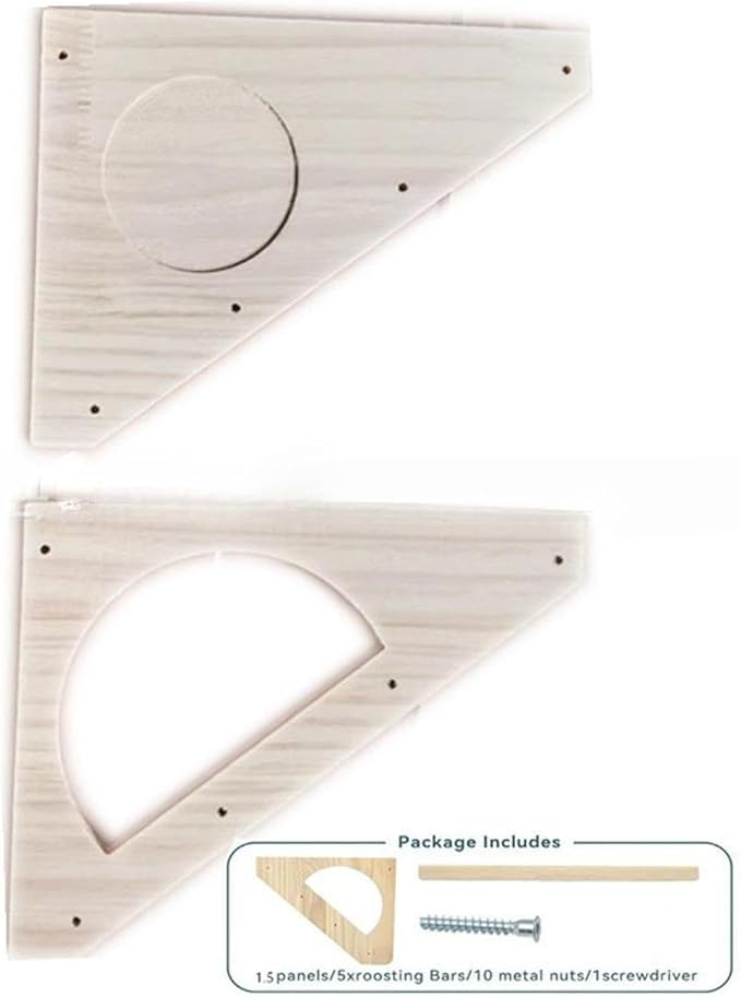 Chick Perch Chick Stand for Coop and Brooder Gym Fun Toy Wooden Chicken Roosting Bar for Bird Parrots