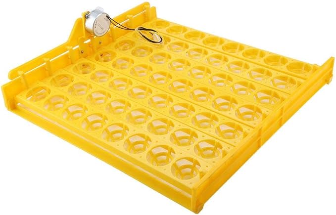 Eggs Incubator, 56 Eggs Mini Plastic Automatic Egg Turning Tray Tool with Motor Universal Practical for Chickens Ducks Birds Hatcher Supplies Eggs Hatcher110V