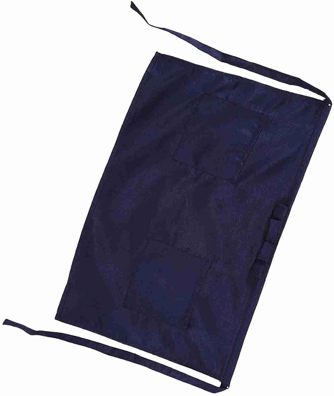 Ymiko Apron, Half Length Aprons With Pockets for Kitchen or Serving