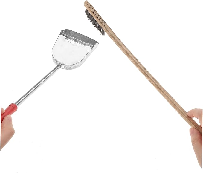 SUPVOX 2pcs Pet Bird Cage Cleaning Set Brush and Shovel Tools for Parrots and Birds Efficient Cleaning Supplies for Maintaining Environments