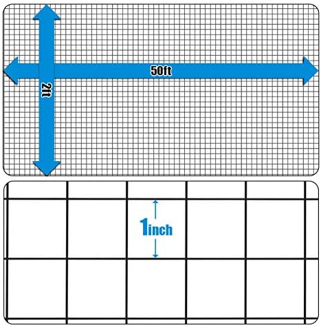 Fencer Wire 16 Gauge Black Vinyl Coated Welded Wire Mesh, 1” x 1” Mesh Size for Home and Garden Fence and Pet Enclosures Protect Chickens Rabbits and Farmed Animals