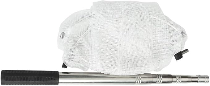 RESTCLOUD Insect and Butterfly Net with 12" Ring, 24" Net Depth, Strong Stainless Telescoping Handle Extends to 38 Inches