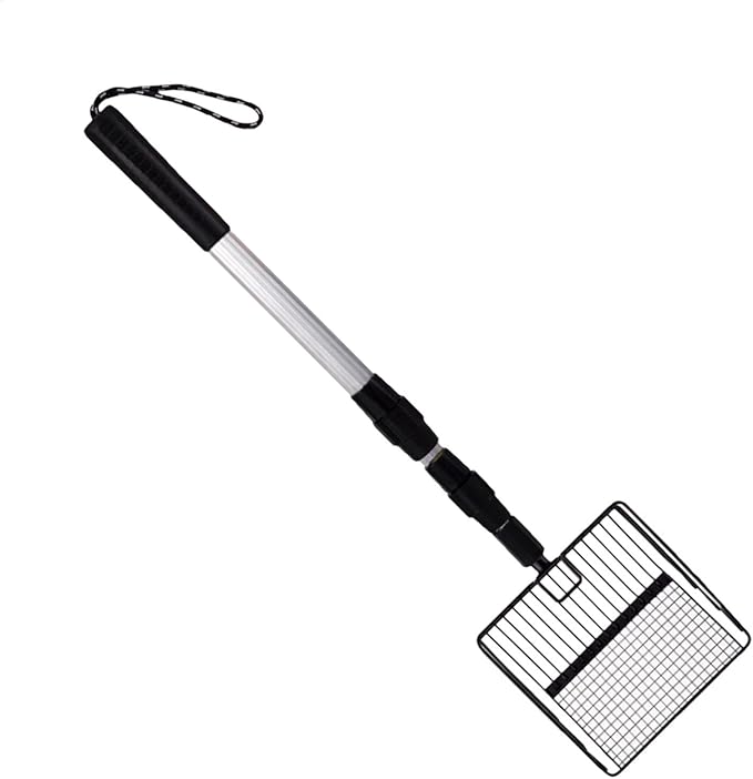 Chicken Coop Cleaning Tools - Stretchable Chicken Pen Rake, Chicken Litter Scoop | Chicken Coop Accessories, Poop Shovel for Separating Poop and Debris from Sand