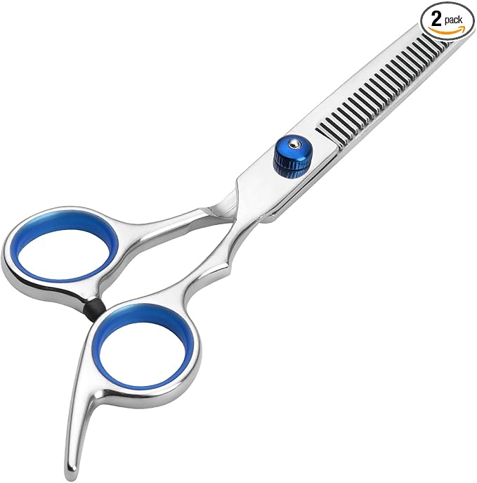 Dog Thinning Shears,Dog Grooming Thinning Blending Scissor with Safety Round Tips, Heavy Duty Titanium Stainless Steel, Professional Dogs Cats Pets Grooming Shears