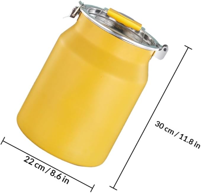 LIFKOME Stainless Steel Sealed Rice Container 10l with Airtight Lid Household Grain Storage Bin Kitchen Storage Cereal and Flour Storage Container for Home Use