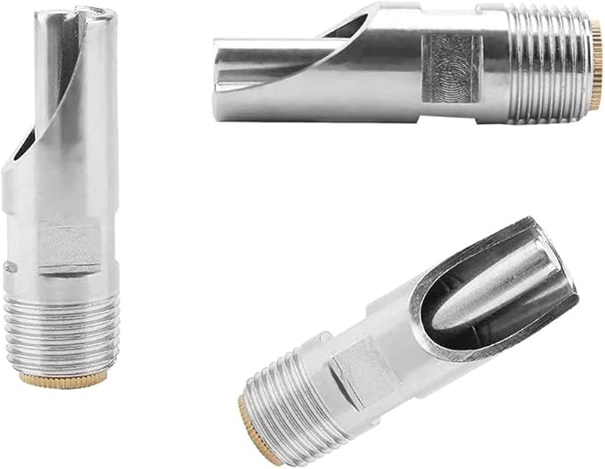 Pack of 10 Stainless Steel NPT 1/2" Automatic Pig Nipple Drinker for Sows Piglets Drinking