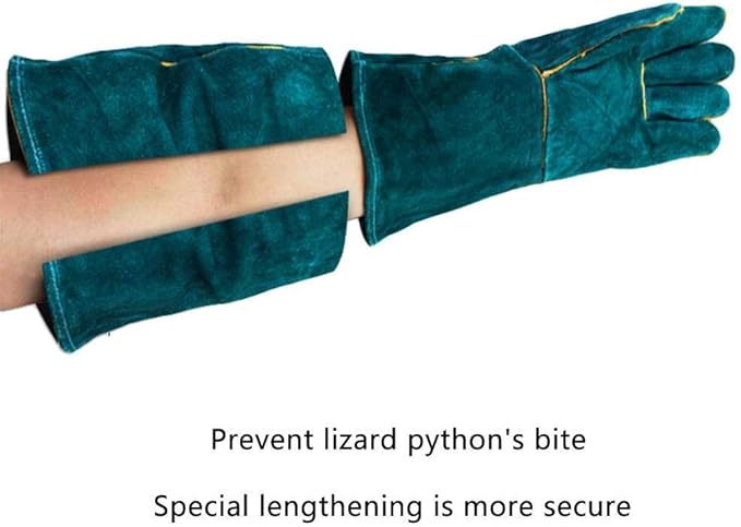 22 Inch Animal Handling Gloves - Anti Bite, Scratch & Heat Resistant for Dogs, Cats, Snakes & Reptiles