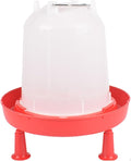 Chicken Waterer, Chick Water Feeder with Stand, Hanging Poultry Waterer, Automatic Chicken Water Dispenser, for Poultry Bird Duck Supplies