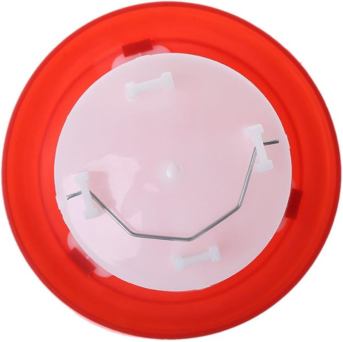 Chicken Feeder Waterer Baby Chick Drinker Feeder with Carrying Handle Capacity 2.5 L Chicken Water Feeder Pet Supplies