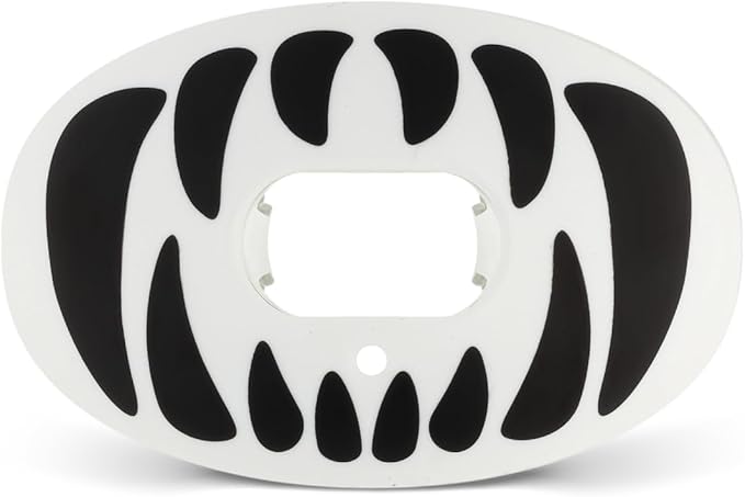Battle Oxygen Predator Football Mouthguard – Maximum Oxygen Sports Mouth Guard – Mouthpiece Fits With or Without Braces – Impact Shield Protector for Lips and Teeth