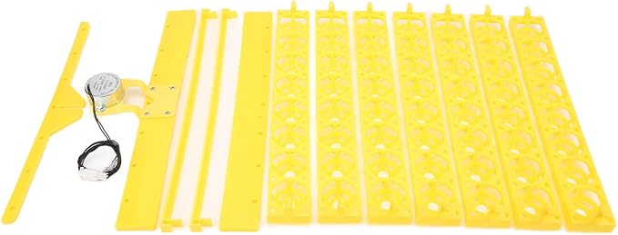 Automatic Egg Turner, 110V Swing Around 45 Degrees to Turn the Egg Tray Egg Hatching Tray 56 Eggs Fully Automatic Incubator(110V)
