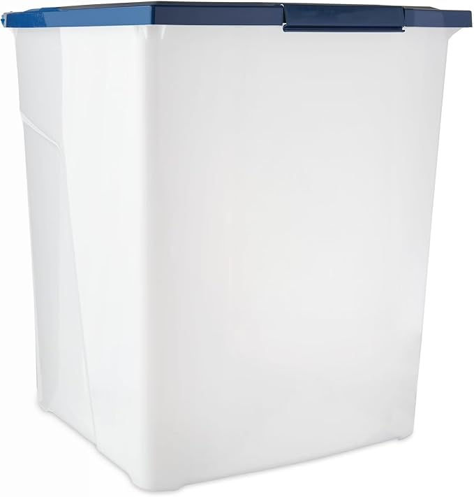 50 lb Pet Food Storage Container with Locking Lid - Extra-Large Airtight Bin