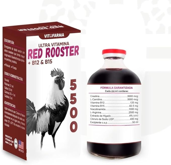 B12 5500 100 ml – Nutritional Energy Support for Roosters – Poultry Feed Supplement – for Animal Use Only