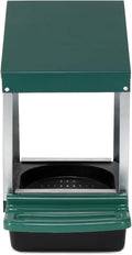 Chicken Nesting Box for Laying Eggs,Single Roll Out Chicken Nesting Box with Plastic Basket, Egg Nest Box Chicken Laying Box Hens Chicken Coop Box, Green