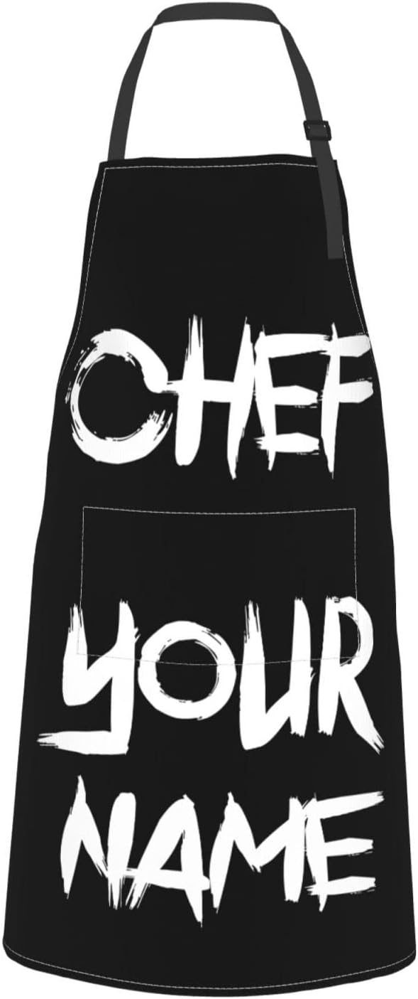 Shark Jumping Home Aprons 2 Pockets 33"×28" for Men Women, Ocean Sea Waterproof Kitchen Cooking Bib