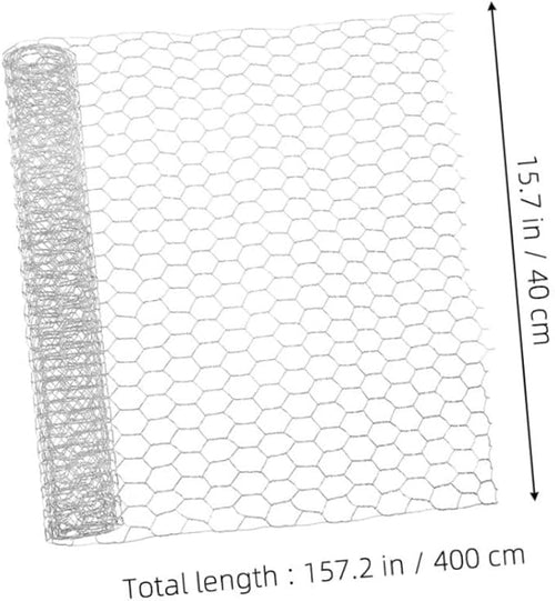 1 Roll Heavy Duty Galvanized Chicken Coop Wire Fencing X Poultry Barrier Netting for Garden Easy Installation Secure Enclosure Improved Airflow and Ventilation