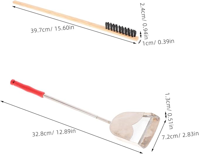 2pcs Bird Cage Cleaning Brush Set Bird Droppings Cleaner Brush Small Animal Cage Cleaner Household Cleaning Tools