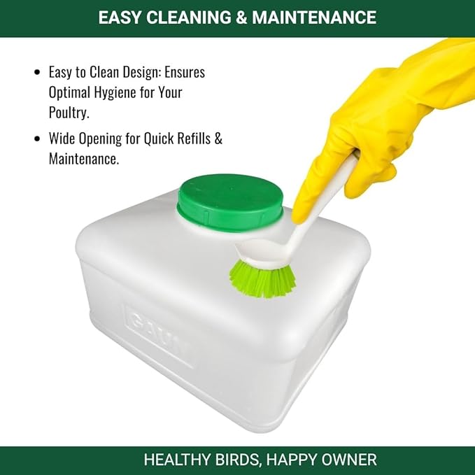 GAUN Header Tank 10L for Automatic Gravity Bird Waterer System – Reliable Water Supply, Easy Installation, Durable Design for Aviaries, Poultry, and Bird Breeding Setups