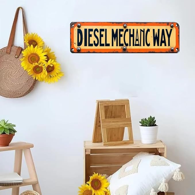 Barn Tin Sign - 16x4 Inches Farm Decor for Wall, Ideal for Backyard, Porch, Garage | outdoor sign, vintage garden decor, unique wall decor