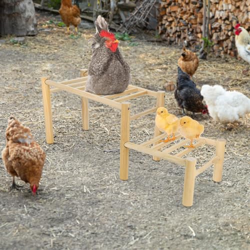 Chicken Perch, Roosting Ladder for Chicken Coop - burlywood, Pine Wood, Jungle Gym & Toys for Poultry - Image 5