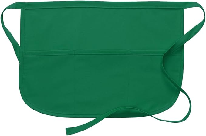 DayStar Apparel 180XL Extra Large Rounded Three Pocket Waist Apron