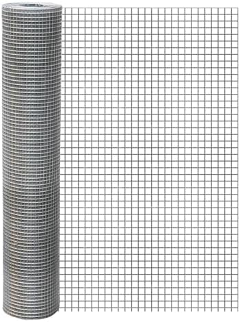 Heavy Duty Welded Wire Mesh for Chicken Coop, 1/2 Inch Stainless Steel Fencing, Durable Poultry Netting Roll (1m x 8m / 39in x 26.2ft) - Ideal for Animal Enclosures