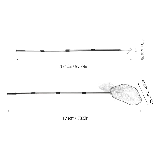 Chicken Catching Net and Stainless Steel Hook Set for Outdoor Poultry Farming, Retractable Handle with Thickened Sturdy Mesh, Suitable for Chicken Coop and Livestock Handling