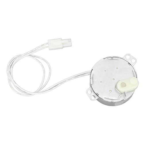 FLEXMAN Egg Turner Rotator Incubator Motor, 4W, Aluminum, Professional Electric Synchronous Motor with Connector for Incubator (100-120v)