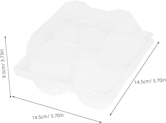 Garneck Egg Cartons Bulk Plastic Egg Holder for Fridge 6 Pack Packaging Box View