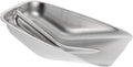 Stainless Steel Snow Shovel and Agricultural Grain Scoop Multifunctional Outdoor Snow Cleaner Metal Shovel Head for Deicing and Food Feeding, Small Size Without Wooden Handle