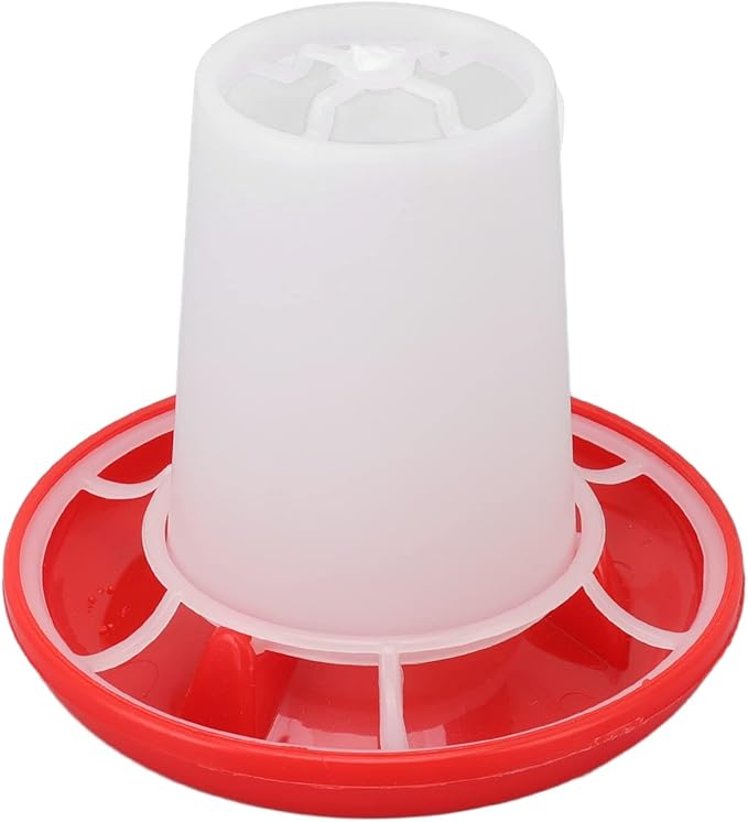 Chicken Feeder and Waterer Set, Chick Feeder Chicken Waterer Chicken Starter Kit Automatic Feeding and Watering Poultry Feeder and Waterer Combo for Baby Chicken Duck Brooder
